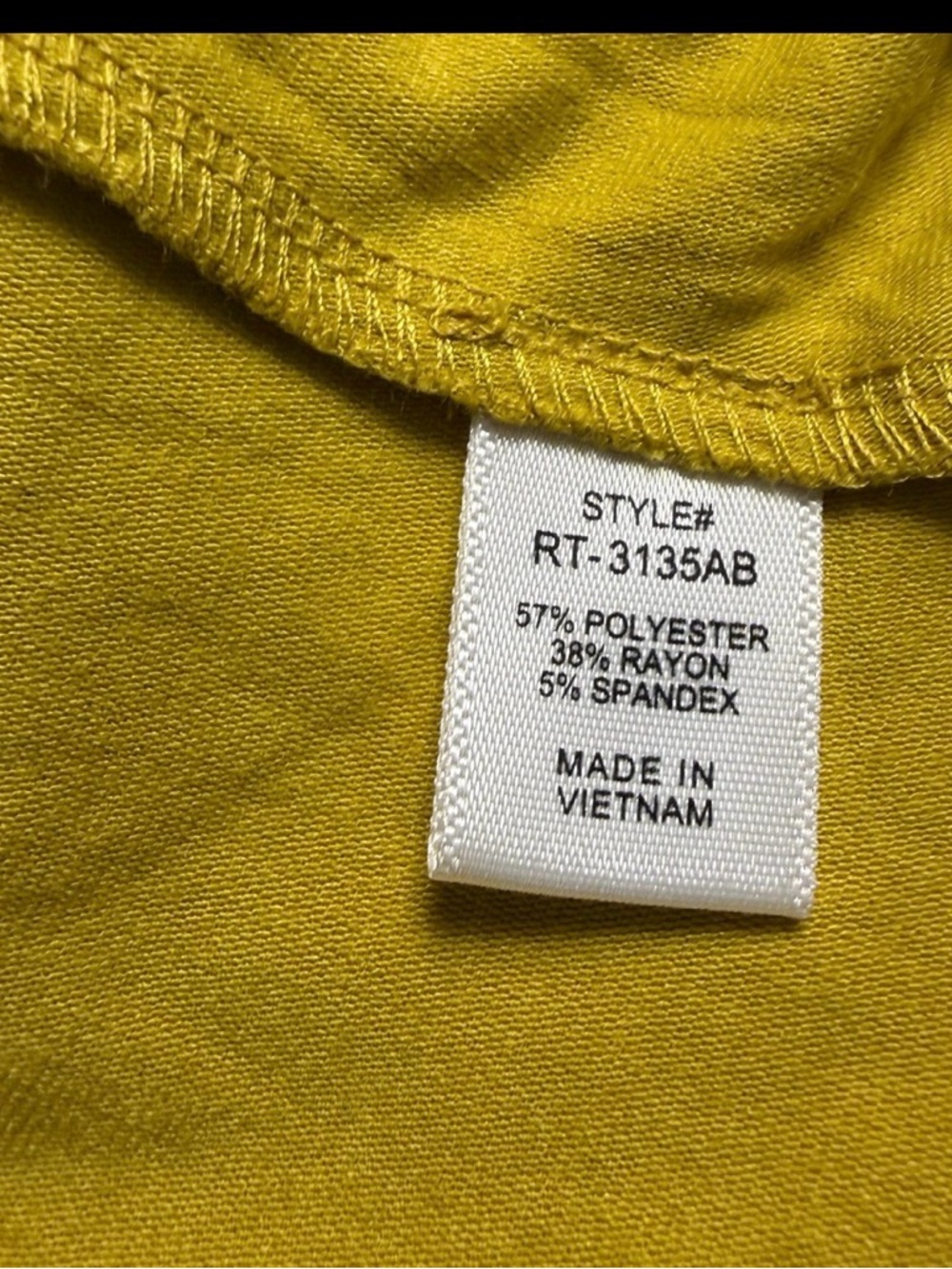 Zenana Mustard Yellow Tiered Tank - Med NWT - Picture 5 of 5